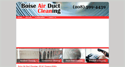 Desktop Screenshot of boiseairductcleaning.com